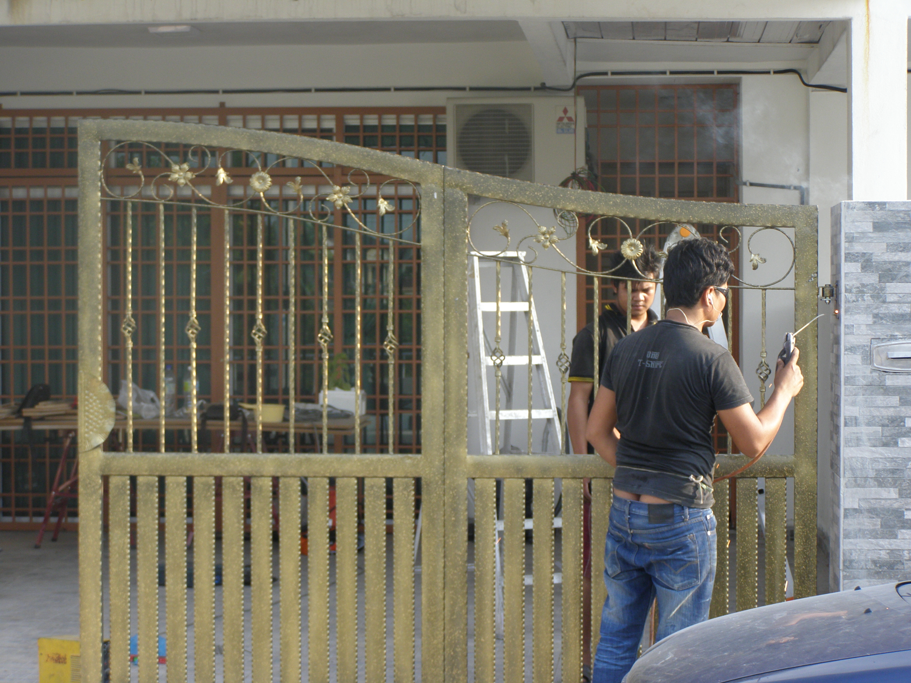 Exterior auto gate project 1